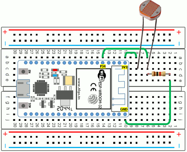 ldr esp32 