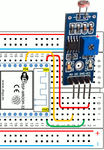 ldr esp32 